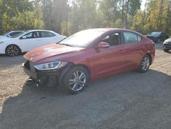 Carros salvage sin ofertas aún a la venta en subasta: 2017 Hyundai Elantra SE