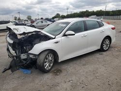 Salvage cars for sale at Indianapolis, IN auction: 2017 KIA Optima LX