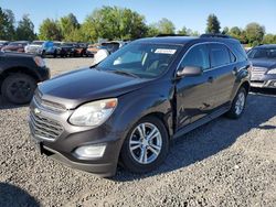 Salvage cars for sale at Portland, OR auction: 2016 Chevrolet Equinox LT