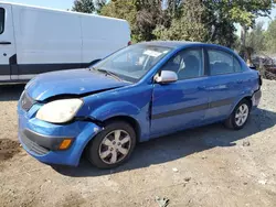 KIA salvage cars for sale: 2009 KIA Rio Base