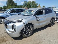 Salvage cars for sale at Finksburg, MD auction: 2022 Mitsubishi Outlander ES