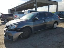 Salvage cars for sale at West Palm Beach, FL auction: 2016 Nissan Sentra S