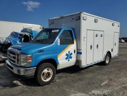 Salvage trucks for sale at Jacksonville, FL auction: 2017 Ford Econoline E450 Super Duty Cutaway Van