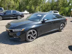 Salvage cars for sale at Cookstown, ON auction: 2018 Honda Accord Sport