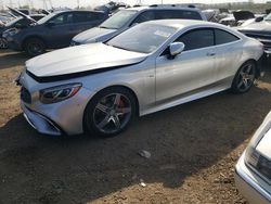 Salvage cars for sale at Elgin, IL auction: 2019 Mercedes-Benz S 63 AMG