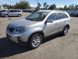 Salvage cars for sale at Woodburn, OR auction: 2015 KIA Sorento LX