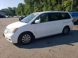 Salvage cars for sale from Copart East Granby, CT: 2008 Honda Odyssey EXL