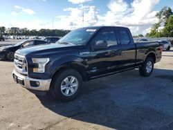 Salvage trucks for sale at Dunn, NC auction: 2016 Ford F150 Super Cab