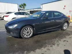 Salvage cars for sale from Copart Colton, CA: 2014 Maserati Ghibli