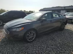 Salvage cars for sale at Wayland, MI auction: 2019 Ford Fusion SE