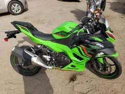 Salvage motorcycles for sale at Greenwood, NE auction: 2024 Kawasaki EX500 H