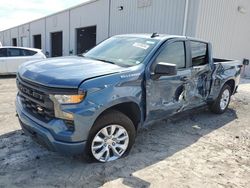 Salvage cars for sale at Jacksonville, FL auction: 2024 Chevrolet Silverado K1500 Custom