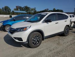 Salvage cars for sale at Spartanburg, SC auction: 2016 Honda CR-V SE