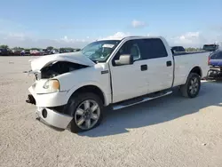 Salvage cars for sale from Copart San Antonio, TX: 2007 Ford F150 Supercrew