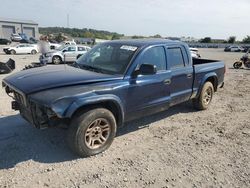 Salvage cars for sale from Copart Earlington, KY: 2003 Dodge Dakota Quad Sport