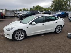 Salvage cars for sale at London, ON auction: 2021 Tesla Model 3