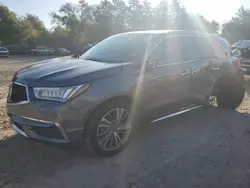 Salvage cars for sale at Madisonville, TN auction: 2018 Acura MDX Technology