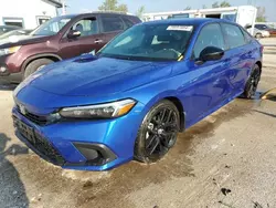 Salvage cars for sale at Pekin, IL auction: 2023 Honda Civic Sport