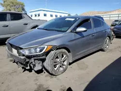 Salvage cars for sale at Albuquerque, NM auction: 2018 Hyundai Elantra SEL