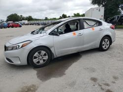 Salvage cars for sale at Orlando, FL auction: 2017 KIA Forte LX