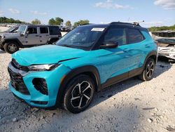 Salvage cars for sale at West Warren, MA auction: 2022 Chevrolet Trailblazer RS