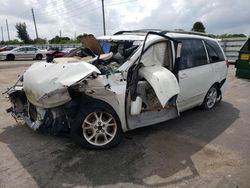 Salvage cars for sale at Miami, FL auction: 2005 Toyota Sienna XLE