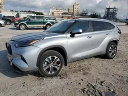 Toyota salvage cars for sale: 2024 Toyota Highlander Hybrid XLE