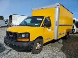 Salvage trucks for sale at Leroy, NY auction: 2012 GMC Savana Cutaway G3500