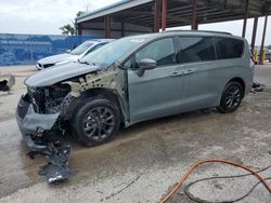 Salvage cars for sale at Riverview, FL auction: 2021 Chrysler Pacifica Touring