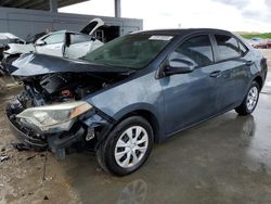 Salvage cars for sale at West Palm Beach, FL auction: 2015 Toyota Corolla L