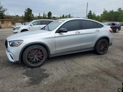 Flood-damaged cars for sale at auction: 2020 Mercedes-Benz GLC Coupe 63 S 4matic AMG