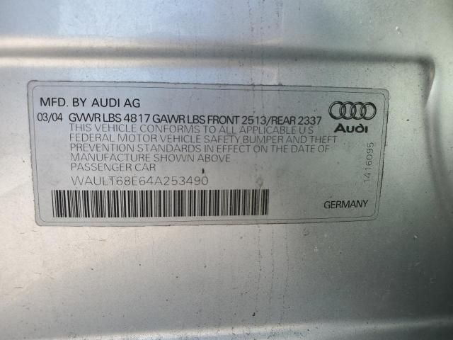 2004 Audi A4 3.0 Quattro