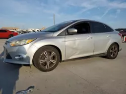 Salvage cars for sale at Grand Prairie, TX auction: 2014 Ford Focus SE