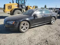 Salvage cars for sale at Eugene, OR auction: 2012 Audi A8 Quattro