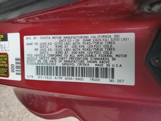 2008 Toyota Tacoma Access Cab