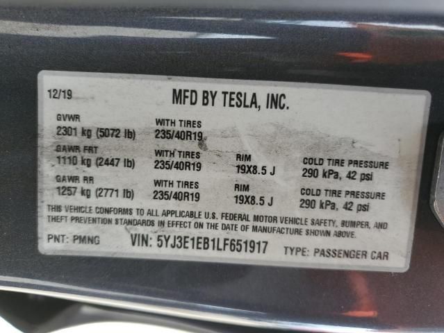 2020 Tesla Model 3