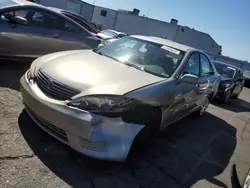 Salvage cars for sale at Vallejo, CA auction: 2005 Toyota Camry LE