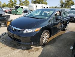 Salvage Cars with No Bids Yet For Sale at auction: 2012 Honda Civic LX