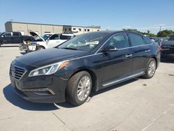 Salvage cars for sale from Copart Wilmer, TX: 2015 Hyundai Sonata Sport