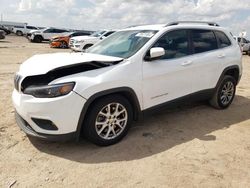 Salvage cars for sale at Amarillo, TX auction: 2019 Jeep Cherokee Latitude Plus