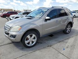 Salvage cars for sale at Grand Prairie, TX auction: 2009 Mercedes-Benz ML 350