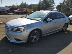 Salvage cars for sale at Denver, CO auction: 2017 Subaru Legacy 3.6R Limited