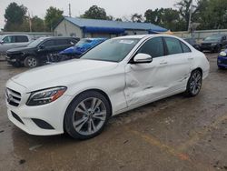 Salvage cars for sale at Wichita, KS auction: 2019 Mercedes-Benz C300