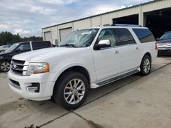 Salvage cars for sale at Gaston, SC auction: 2017 Ford Expedition EL Limited