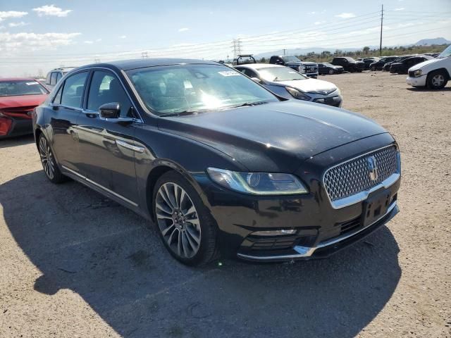 2018 Lincoln Continental Reserve