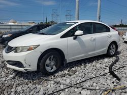 Salvage cars for sale from Copart New Orleans, LA: 2013 Honda Civic LX