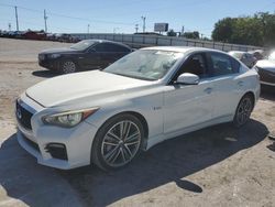 Salvage cars for sale at Oklahoma City, OK auction: 2015 Infiniti Q50 Base