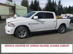 Salvage trucks for sale at Anchorage, AK auction: 2012 Dodge RAM 1500 Sport