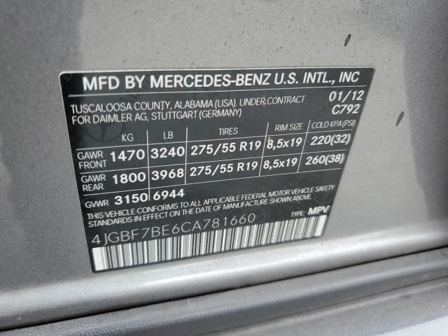 2012 Mercedes-Benz GL 450 4matic