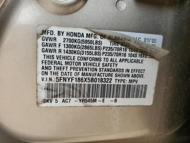 2005 Honda Pilot EXL